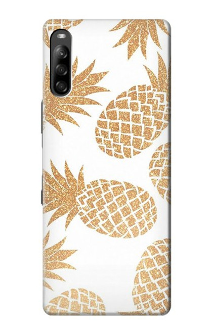 W3718 Seamless Pineapple Hülle Schutzhülle Taschen und Leder Flip für Sony Xperia L4