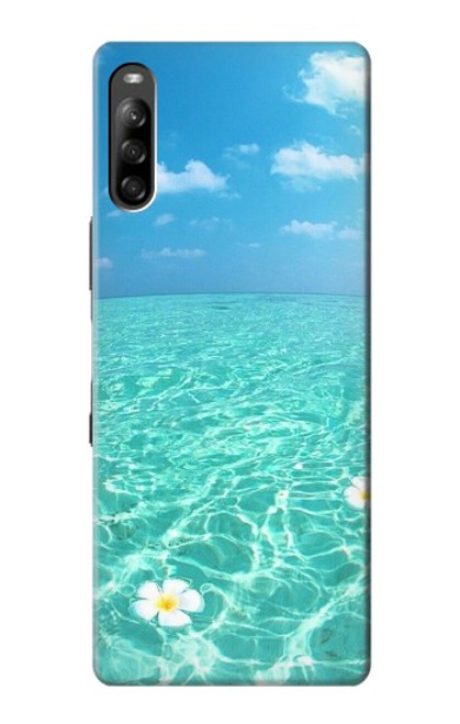 W3720 Summer Ocean Beach Hülle Schutzhülle Taschen und Leder Flip für Sony Xperia L4