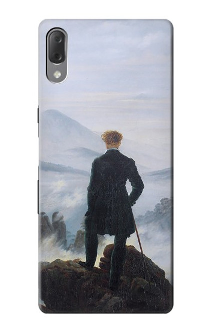 W3789 Wanderer above the Sea of Fog Hülle Schutzhülle Taschen und Leder Flip für Sony Xperia L3