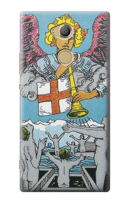 W3743 Tarot Card The Judgement Hülle Schutzhülle Taschen und Leder Flip für Sony Xperia XA2 Ultra