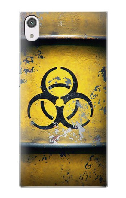 W3669 Biological Hazard Tank Graphic Hülle Schutzhülle Taschen und Leder Flip für Sony Xperia XA1