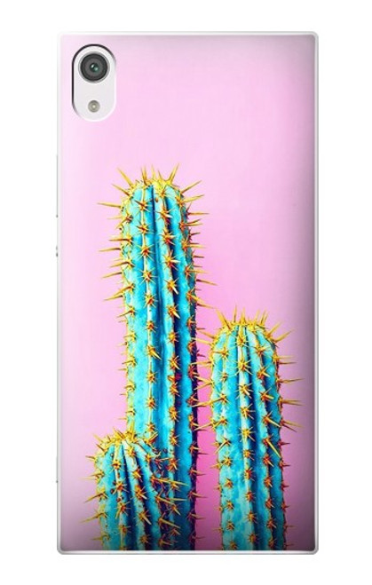 W3673 Cactus Hülle Schutzhülle Taschen und Leder Flip für Sony Xperia XA1