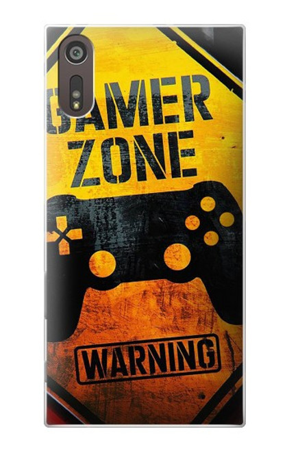 W3690 Gamer Zone Hülle Schutzhülle Taschen und Leder Flip für Sony Xperia XZ