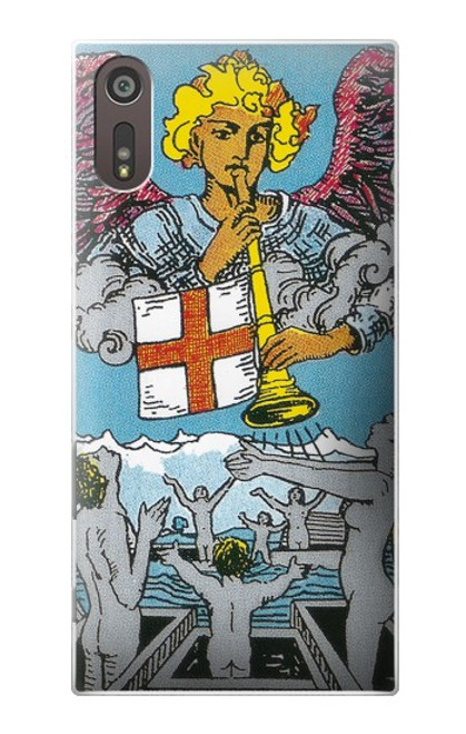 W3743 Tarot Card The Judgement Hülle Schutzhülle Taschen und Leder Flip für Sony Xperia XZ