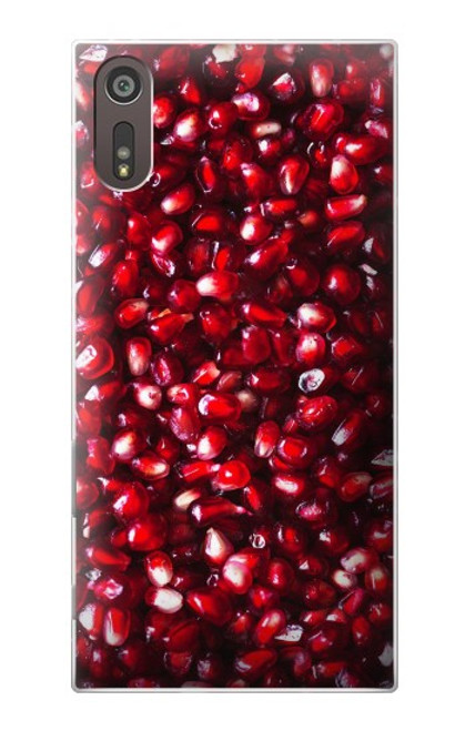 W3757 Pomegranate Hülle Schutzhülle Taschen und Leder Flip für Sony Xperia XZ