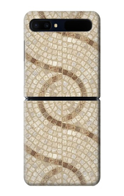 W3703 Mosaic Tiles Hülle Schutzhülle Taschen Flip für Samsung Galaxy Z Flip 5G