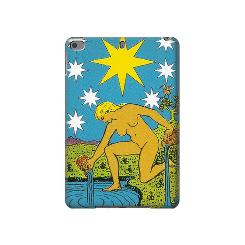 W3744 Tarot Card The Star Tablet Hülle Schutzhülle Taschen für iPad mini 4, iPad mini 5, iPad mini 5 (2019)