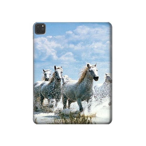 W0250 White Horse 2 Tablet Hülle Schutzhülle Taschen für iPad Pro 11 (2021,2020,2018, 3rd, 2nd, 1st)