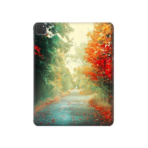 W0913 Road Through The Woods Tablet Hülle Schutzhülle Taschen für iPad Pro 11 (2021,2020,2018, 3rd, 2nd, 1st)