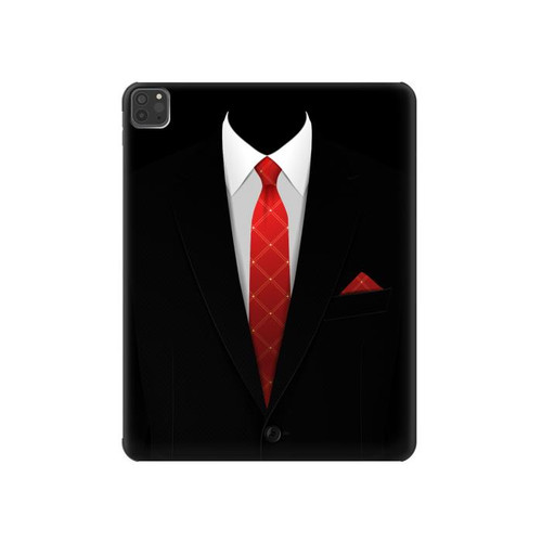 W1805 Black Suit Tablet Hülle Schutzhülle Taschen für iPad Pro 11 (2021,2020,2018, 3rd, 2nd, 1st)