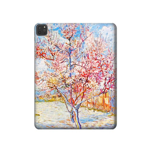 W2450 Van Gogh Peach Tree Blossom Tablet Hülle Schutzhülle Taschen für iPad Pro 11 (2021,2020,2018, 3rd, 2nd, 1st)