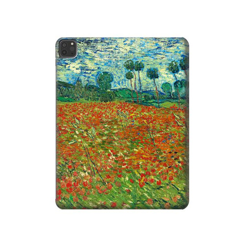 W2681 Field Of Poppies Vincent Van Gogh Tablet Hülle Schutzhülle Taschen für iPad Pro 11 (2021,2020,2018, 3rd, 2nd, 1st)