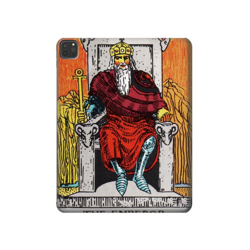 W2808 Tarot Card The Emperor Tablet Hülle Schutzhülle Taschen für iPad Pro 11 (2021,2020,2018, 3rd, 2nd, 1st)