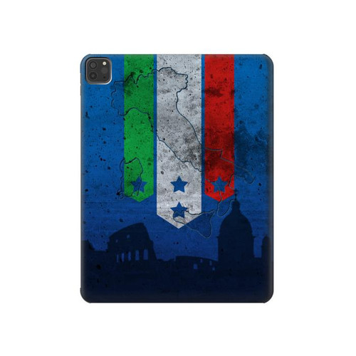 W2983 Italy Football Soccer Tablet Hülle Schutzhülle Taschen für iPad Pro 11 (2021,2020,2018, 3rd, 2nd, 1st)