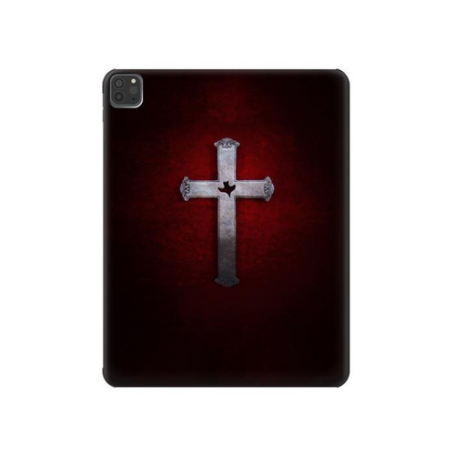 W3160 Christian Cross Tablet Hülle Schutzhülle Taschen für iPad Pro 11 (2021,2020,2018, 3rd, 2nd, 1st)