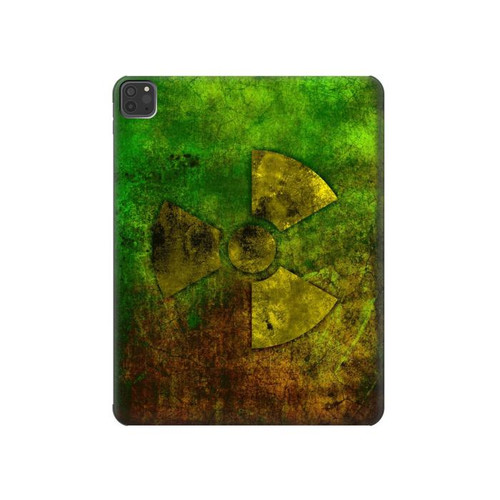 W3202 Radioactive Nuclear Hazard Symbol Tablet Hülle Schutzhülle Taschen für iPad Pro 11 (2021,2020,2018, 3rd, 2nd, 1st)