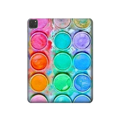W3235 Watercolor Mixing Tablet Hülle Schutzhülle Taschen für iPad Pro 11 (2021,2020,2018, 3rd, 2nd, 1st)