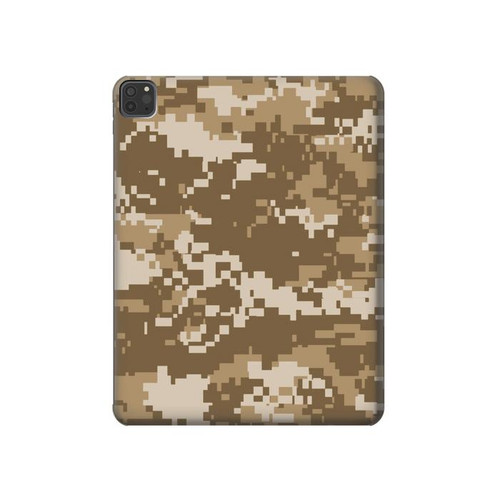W3294 Army Desert Tan Coyote Camo Camouflage Tablet Hülle Schutzhülle Taschen für iPad Pro 11 (2021,2020,2018, 3rd, 2nd, 1st)