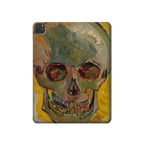W3359 Vincent Van Gogh Skull Tablet Hülle Schutzhülle Taschen für iPad Pro 11 (2021,2020,2018, 3rd, 2nd, 1st)