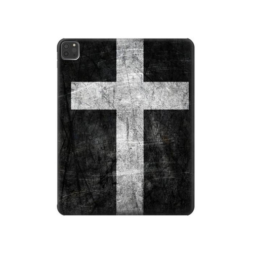 W3491 Christian Cross Tablet Hülle Schutzhülle Taschen für iPad Pro 11 (2021,2020,2018, 3rd, 2nd, 1st)