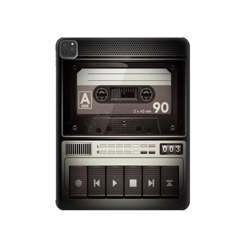 W3501 Vintage Cassette Player Tablet Hülle Schutzhülle Taschen für iPad Pro 11 (2021,2020,2018, 3rd, 2nd, 1st)