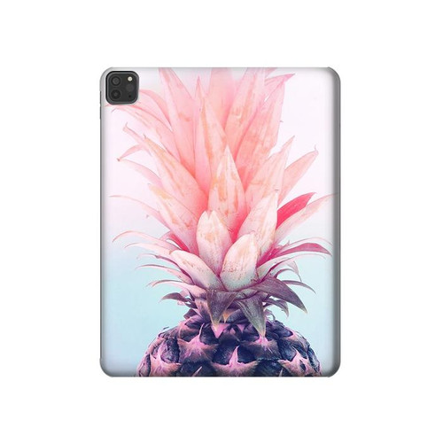 W3711 Pink Pineapple Tablet Hülle Schutzhülle Taschen für iPad Pro 11 (2021,2020,2018, 3rd, 2nd, 1st)