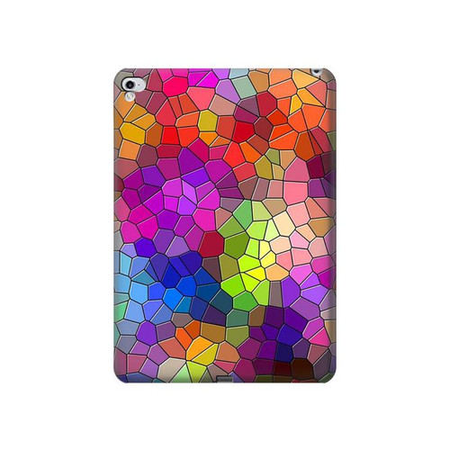 W3677 Colorful Brick Mosaics Tablet Hülle Schutzhülle Taschen für iPad Pro 12.9 (2015,2017)