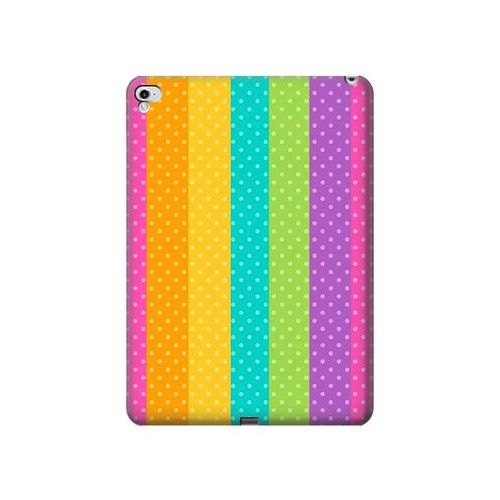 W3678 Colorful Rainbow Vertical Tablet Hülle Schutzhülle Taschen für iPad Pro 12.9 (2015,2017)