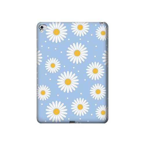 W3681 Daisy Flowers Pattern Tablet Hülle Schutzhülle Taschen für iPad Pro 12.9 (2015,2017)