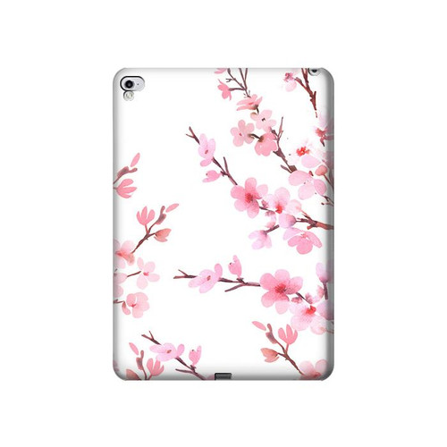 W3707 Pink Cherry Blossom Spring Flower Tablet Hülle Schutzhülle Taschen für iPad Pro 12.9 (2015,2017)