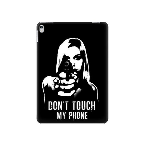 W2518 Do Not Touch My Phone Tablet Hülle Schutzhülle Taschen für iPad Air 2, iPad 9.7 (2017,2018), iPad 6, iPad 5