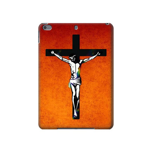 W2421 Jesus Christ On The Cross Tablet Hülle Schutzhülle Taschen für iPad Pro 10.5, iPad Air (2019, 3rd)