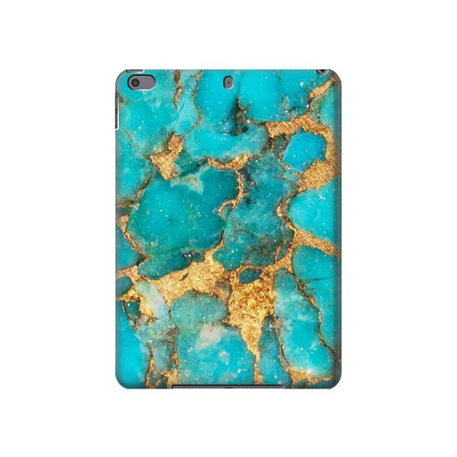 W2906 Aqua Turquoise Stone Tablet Hülle Schutzhülle Taschen für iPad Pro 10.5, iPad Air (2019, 3rd)