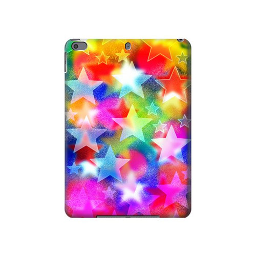 W3292 Colourful Disco Star Tablet Hülle Schutzhülle Taschen für iPad Pro 10.5, iPad Air (2019, 3rd)