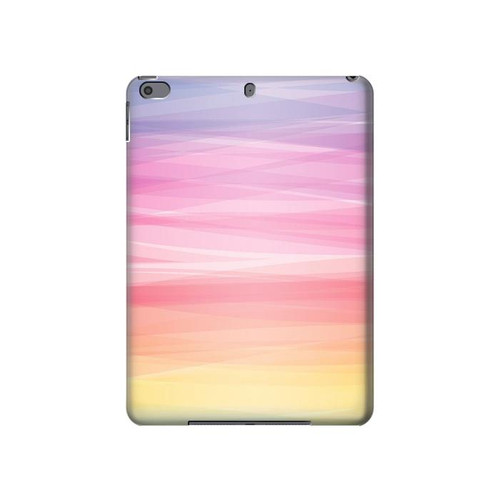 W3507 Colorful Rainbow Pastel Tablet Hülle Schutzhülle Taschen für iPad Pro 10.5, iPad Air (2019, 3rd)