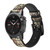 CA0014 Yakuza Tattoo Smart Watch Armband aus Silikon und Leder für Garmin Smartwatch