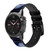 CA0783 Indian Hunter Moon Smart Watch Armband aus Silikon und Leder für Garmin Smartwatch