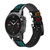 CA0811 Think Positive Words Quotes Smart Watch Armband aus Silikon und Leder für Garmin Smartwatch
