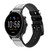 CA0838 Bear in Black Suit Smart Watch Armband aus Silikon und Leder für Fossil Smartwatch