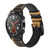 CA0001 Acoustic Guitar Smart Watch Armband aus Silikon und Leder für Wristwatch Smartwatch