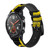 CA0031 Nuclear Smart Watch Armband aus Silikon und Leder für Wristwatch Smartwatch