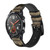 CA0356 Elephant Skin Graphic Printed Smart Watch Armband aus Silikon und Leder für Wristwatch Smartwatch