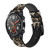 CA0692 Seamless Snake Skin Pattern Graphic Smart Watch Armband aus Silikon und Leder für Wristwatch Smartwatch