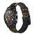 CA0740 Clock Gear Smart Watch Armband aus Silikon und Leder für Wristwatch Smartwatch