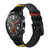 CA0786 No Fear Limits Excuses Smart Watch Armband aus Silikon und Leder für Wristwatch Smartwatch