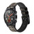 CA0789 African Elephant Smart Watch Armband aus Silikon und Leder für Wristwatch Smartwatch