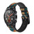 CA0824 Dragon Cloud Painting Smart Watch Armband aus Silikon und Leder für Wristwatch Smartwatch
