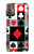 W3463 Poker Card Suit Hülle Schutzhülle Taschen und Leder Flip für Motorola Moto G9 Plus