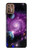 W3689 Galaxy Outer Space Planet Hülle Schutzhülle Taschen und Leder Flip für Motorola Moto G9 Plus