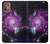 W3689 Galaxy Outer Space Planet Hülle Schutzhülle Taschen und Leder Flip für Motorola Moto G9 Plus